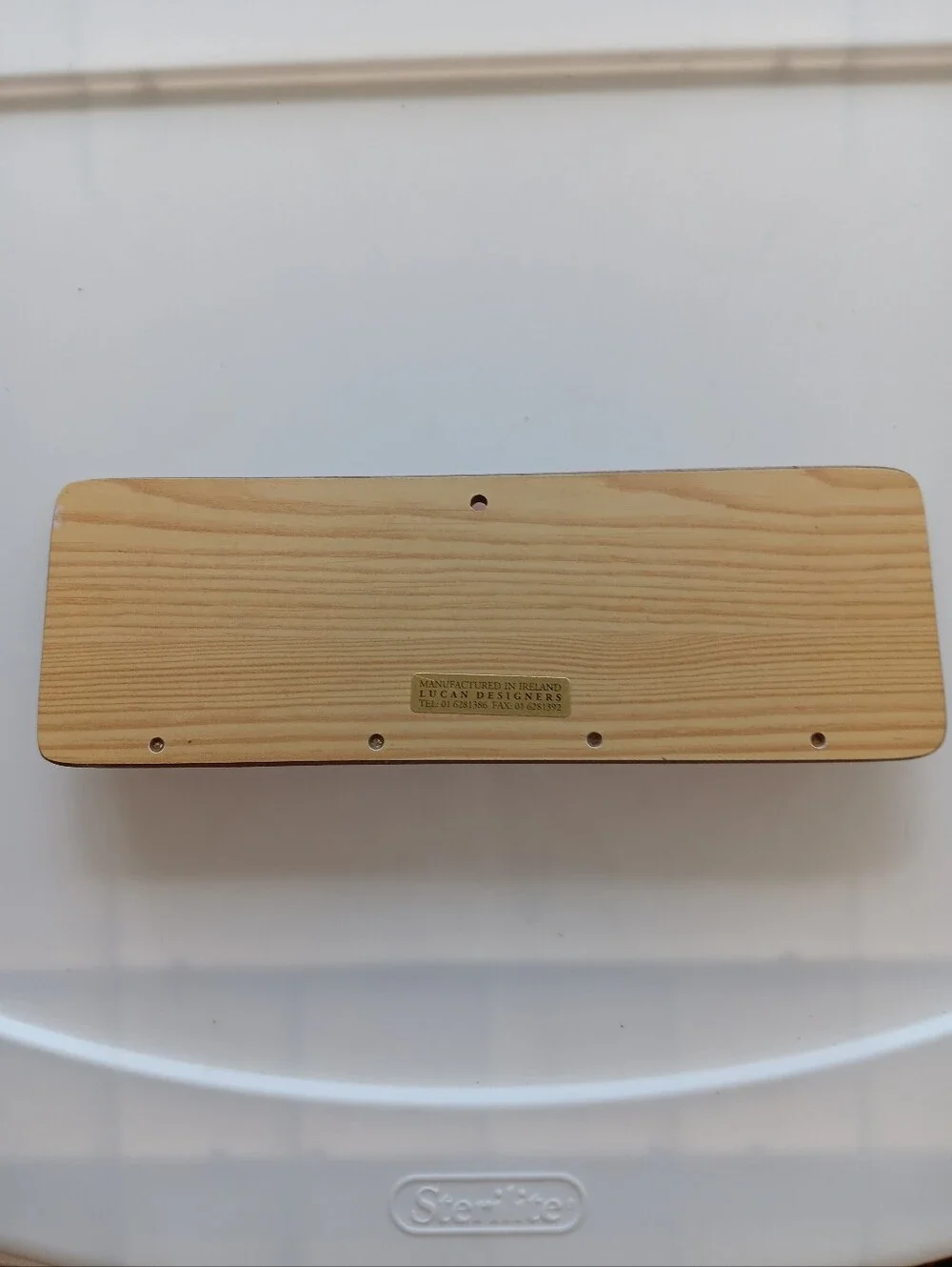 Doors of Ireland Wood Key Rack Decor Wall Mount Metal Hooks Lucan Designers